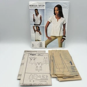 Vogue V1306 Sewing Pattern Misses Top & Tunic L-XL Easy Rebecca Taylor 2012 - Picture 1 of 7