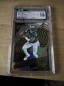 CGC 10 gemas como nuevas 10 2025 Panini Revolution Jalen Hurts Shock Wave Eagles #44 NFL - Imagen 1 de 2