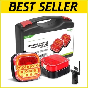 Compact Wireless Towing LED Lights with DOT-Compliant Reflectors & Warranty - Picture 1 of 8