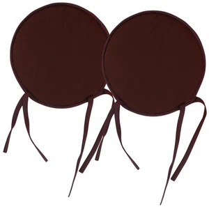 Juego de 2 almohadillas para silla cojines de tela engrosada para asiento de comedor - Imagen 1 de 10