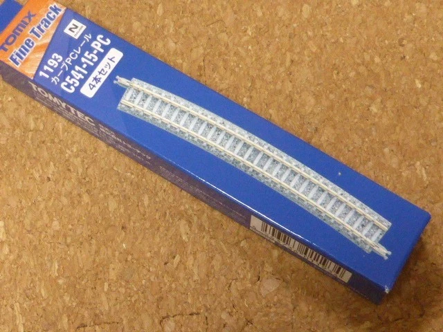 TOMIX N Scale 1193 Fine Track Curved PC Track C541-15-PC (F) - Image 1 of 2
