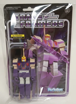 Blitzwing Transformers Action Figure MOC Super7 ReAction 3.75" Evil Decepticon - Image 1 of 4