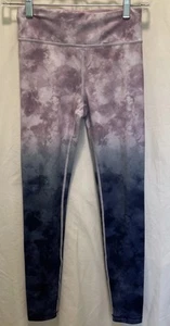 Athleta Girl High Rise Chit Chat Tight L/12 Ombré Tie Dye Blue Purple - Picture 1 of 12