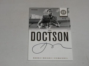 2016 Panini Encased Rookie Notable Signatures Gold Auto Josh Doctson RC 4/5 - Picture 1 of 2