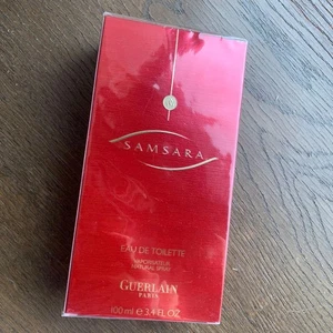 Sándalo Guerlain Samsara EDT 100 ml Botella Roja Spray Natural Descontinuado Raro - Imagen 1 de 4