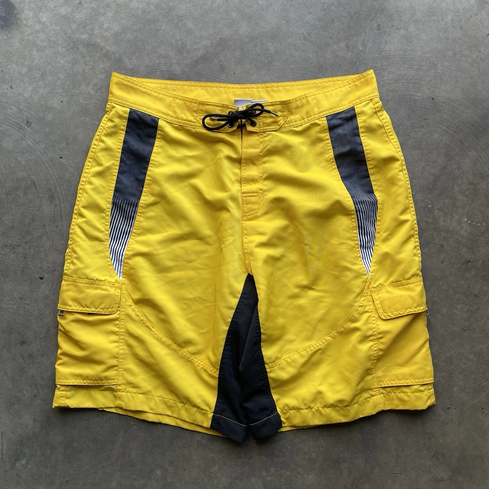 Pantalones Cortos de Natación Negro Y2K Azul Ancla Vintage Verano Surf 38 Foto 1 de 4