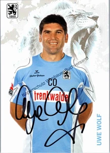 Original Autogramm Uwe Wolf 1860 München /// Autograph signiert signed signee Wo - Picture 1 of 2