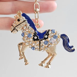 Sparkling Horse Metal Keychain in Gift Box Symbol of the Year of the Horse 2026 - Picture 1 of 5