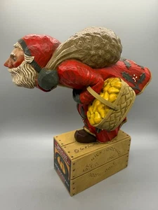 Volkskunst Weihnachtsmann - Obstgarten Weihnachtsmann - Leo R. Smith - Midwest of Cannon Falls - Bild 1 von 14