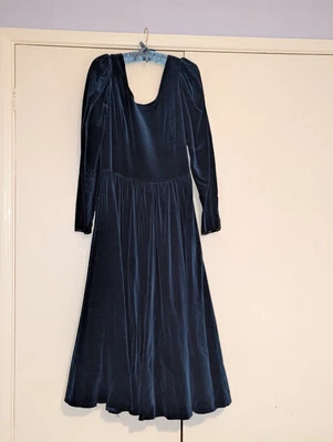 Vintage Laura Ashley Velvet Dress, Size 16 - Image 1 of 4