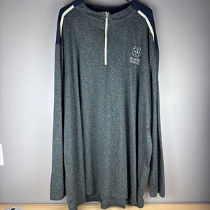 5XT Colosseum Notre Dame Fighting Irish 1/4 Zip Langarm Pullover Herren grau - Bild 1 von 9