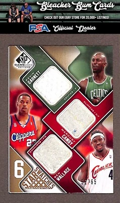 2009-10 SP Garnett Wallace Mutombo Mourning ++  6 Star Relic Gold /65 - Image 1 of 2