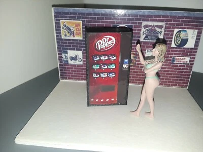 Máquina Dr Pepper Pop artículos accesorios diorama escala 1:24 y 1:25 Foto 1 de 3