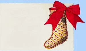 Bolas Extrañas Medias Escarlata Invitaciones en Blanco con CINTA Y Sobres - 10 ct - Imagen 1 de 2