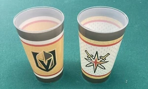 Vegas Golden Knights NHL 12oz Cups Set of 2 From PT Tavern Never Used SlightChip - Picture 1 of 4