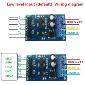 Modulo ingresso digitale DC 12V 8 canali RS485 Modbus RTU switch scheda acquisizione - Foto 1 di 9