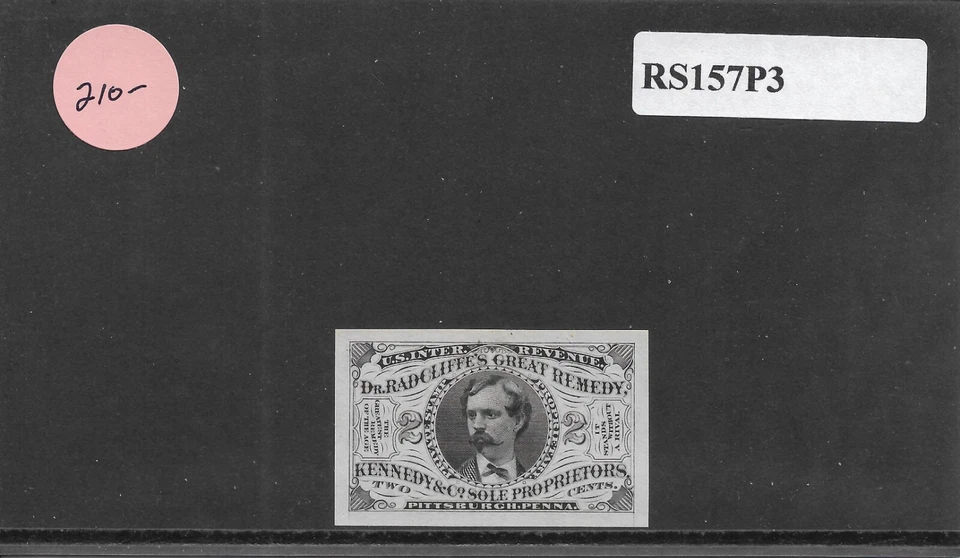 Medicine Tax Proof: Sc # RS157P3 (60571) - Image 1 of 1