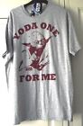 Star Wars - Yoda One For Me Short Sleeve Grey T Shirt - Size L Unisex  New Tags