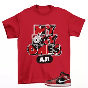 Sneaker Day One Rosso Match Jordan 1 Medio Nero Palestra Rosso DQ8426-061 - Foto 1 di 2