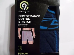 C9 CHAMPION MEN'S 2PK NOT 3 BOXER BRIEFS SIZE S 28-30 BLUE - Picture 1 of 3