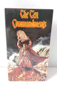 The Ten Commandments VHS Original 1989 Brand New & Sealed - Picture 1 of 6