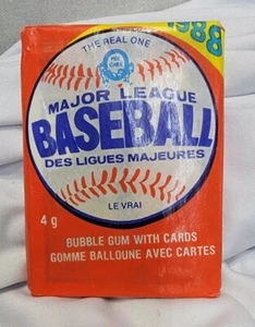 1988 OPC O-Pee-Chee Baseball Wax Pack RARE with Bubble Gum - Picture 1 of 3