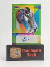 2023 Leaf Vivid Trevion Williams Autograph #BA-TW1 Green 14/15