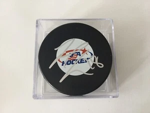 Jordan Greenway Autographed Signed Team USA U.S.A Hockey Puck Go Wild a - Picture 1 of 1