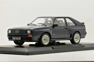 NOREV COLLECTOR 1:18 AUTO DIE CAST METAL  AUDI SPORT QUATTRO 1985 BLU ART 188314 - Immagine 1 di 4