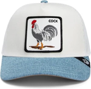 GOORIN BROS ® TRUCKER CAP BASEBALL MESH SNAP KÄPPI BERRETTO GALLO FAN ISTITUTION - Foto 1 di 6