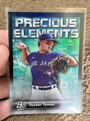 2023 Bowman Platinum Precious Elements #PE-29 Tucker Toman Toronto Blue Jays - Image 1 of 2