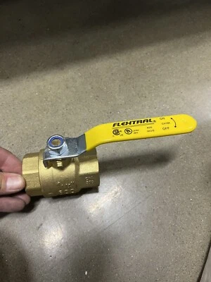 1.25” Brass Ball Valve Lead Free Full Port with Female Threaded NPT 600 WOG - Image 1 of 2