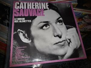 12" Vinyl: CATHERINE SAUVAGE : TES YEUX TES MAINS / LE MIROIR AUX ALOUETTES