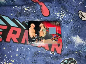2017 Topps Randy Orton Summer Slam Mat Relic 50/199 VS Brock - Picture 1 of 2