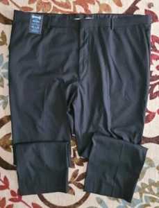 NWT Murano Big Man Zac Classic Fit Dress Pants Black 48x29 $79 - Picture 1 of 6