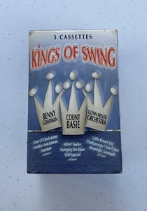 Kings Of Swing 3 Cassette Set 30 Songs Benny Goodman Count Basie Glenn Miller Or - Picture 1 of 5