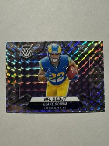 2024 Panini Mosaic Blake Corum #278 NFL Debut Silver Mosaic Rookie RC Rams - Picture 1 of 4