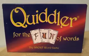 SET® QUIDDLER The Short Word Card Game = Family Ages 8-99, 1-8 Players - Picture 1 of 1
