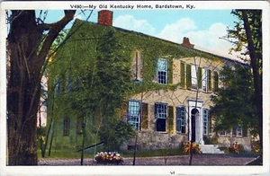 My Old Kentucky Home Bardstown Kentucky Postcard Posted - Picture 1 of 2
