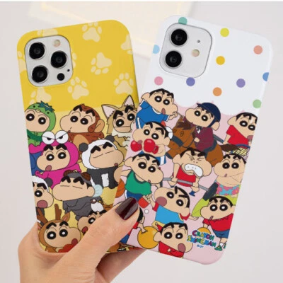 Funda delgada Crayon Shin-chan Crowd para iPhone 15 14 13 12 11 Pro Max mini Plus Foto 1 de 4