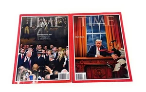 Lot Of 2 TIME Magazine DONALD TRUMP 2025 Inauguration Feb 10 47th PRESIDENT - Picture 1 of 5