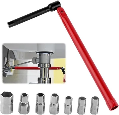 MARCHIATA 8 PCS Chiave Rubinetto Lavello, 8-17 Mm Chiave per Rubinetto Sottolavello, Utens