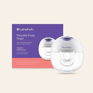 Lansinoh Wearable Single Pump Hospital-Grade Suction Levels Leak-Resistant 180ml - Picture 1 of 9
