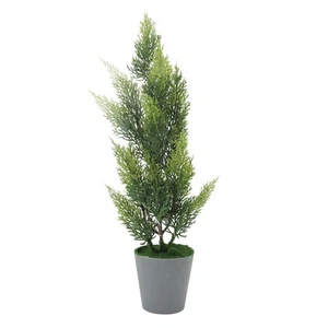 ⊹Lighted Cypress Tree Decor USB Powered LED Mini Light Up Table Centerpiece - Picture 1 of 12