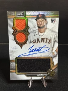 2024 Topps Triple Threads LUIS MATOS Rookie 3 parches automático/99 RC #RAR-LM - Imagen 1 de 2