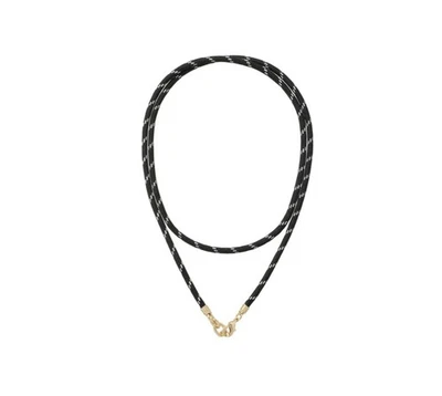 Collar ROXANNE ASSOULIN The Long Happy Cord Negro/Sin Dije Foto 1 de 4