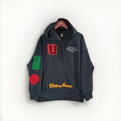 Sudadera con capucha Under Armour Icon OS Heavyweight para mujer M negra nueva con etiquetas  Foto 1 de 4