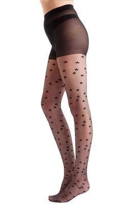 Pretty Polly Sheer All Over Star Tights AYQ3 - Image 1 of 3
