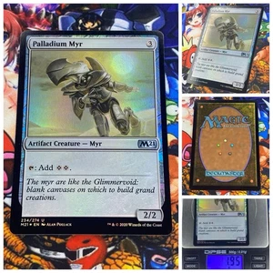 MTG Palladium Myr 🇬🇧 ⚪️ NM FOIL Magic TCG Core Set M21 OG Deck Artifact - Bild 1 von 5