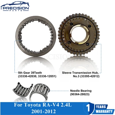 For Toyota Rav4 Manual 5th Gear Repair Kit 39 Teeth 3PC 33336-42030 Brand New - Image 1 of 4